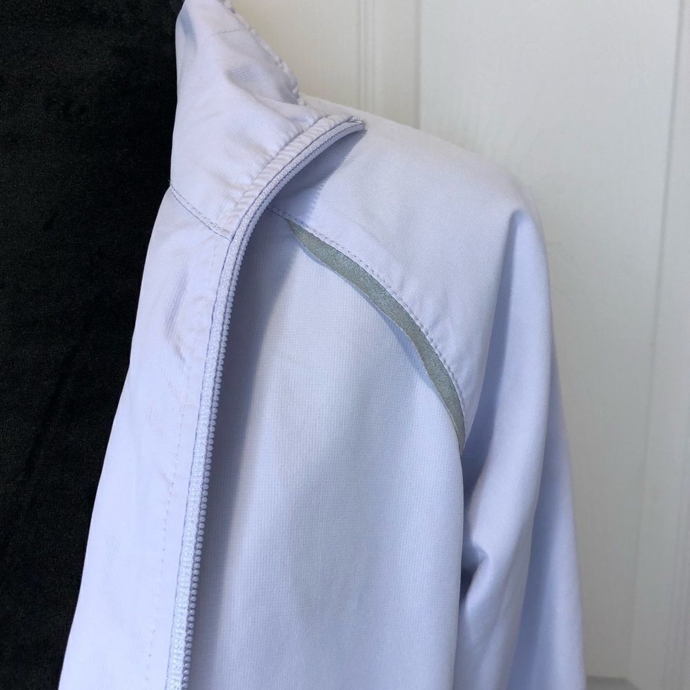 Adidas lavender light weight mesh lined jacket - Picture 6 of 13